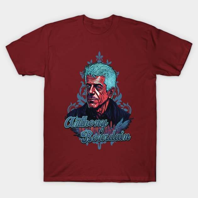 Anthony Bourdain Legend T-Shirt by Cika Ciki